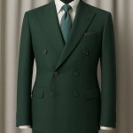 کت و شلوار زیتونی اسپرت